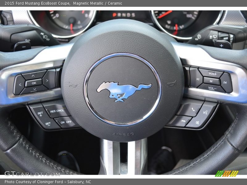 Magnetic Metallic / Ceramic 2015 Ford Mustang EcoBoost Coupe