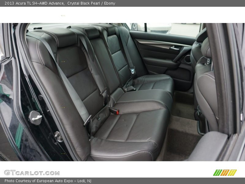 Crystal Black Pearl / Ebony 2013 Acura TL SH-AWD Advance