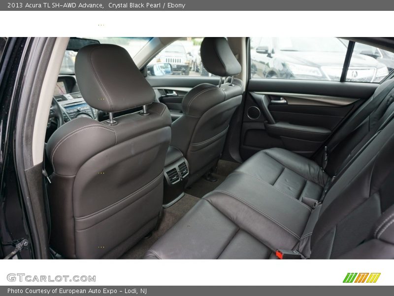 Crystal Black Pearl / Ebony 2013 Acura TL SH-AWD Advance