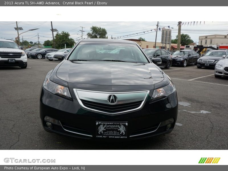 Crystal Black Pearl / Ebony 2013 Acura TL SH-AWD Advance