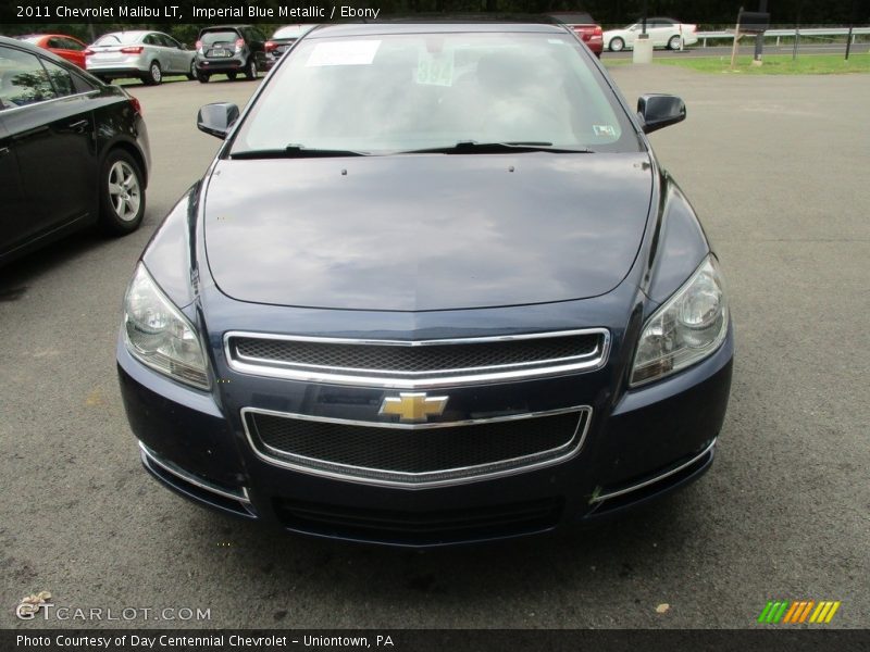 Imperial Blue Metallic / Ebony 2011 Chevrolet Malibu LT