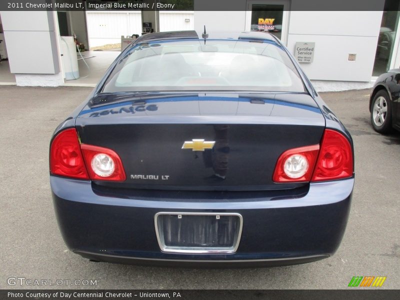 Imperial Blue Metallic / Ebony 2011 Chevrolet Malibu LT