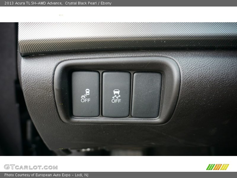 Crystal Black Pearl / Ebony 2013 Acura TL SH-AWD Advance