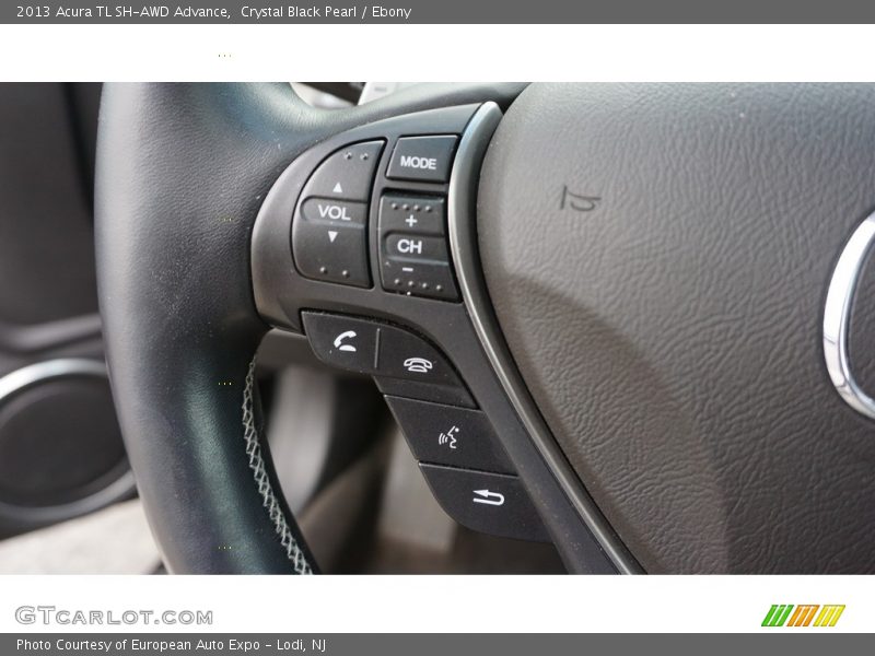 Crystal Black Pearl / Ebony 2013 Acura TL SH-AWD Advance
