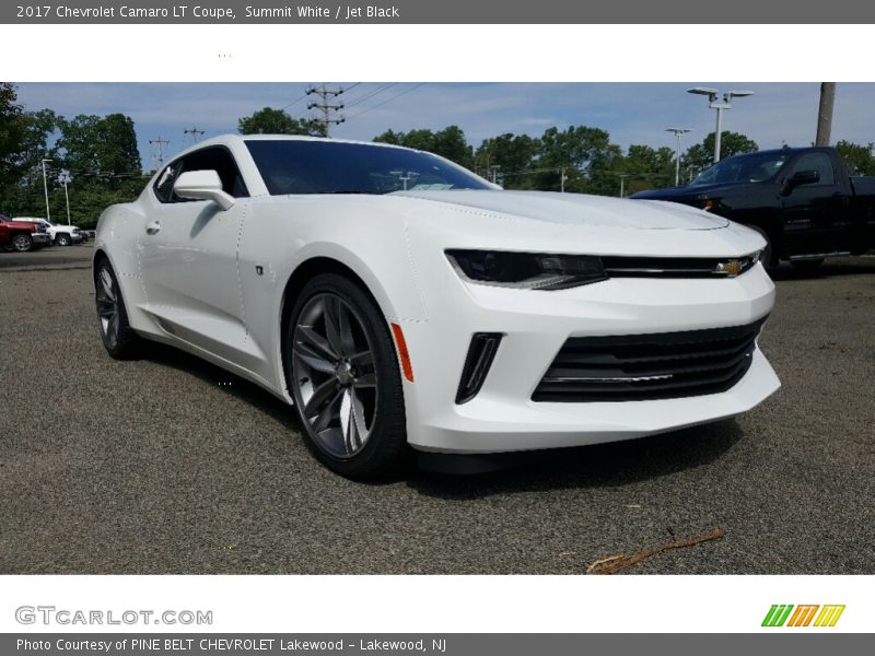 Summit White / Jet Black 2017 Chevrolet Camaro LT Coupe
