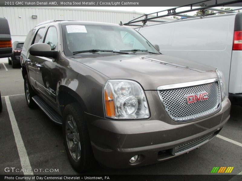 Mocha Steel Metallic / Cocoa/Light Cashmere 2011 GMC Yukon Denali AWD