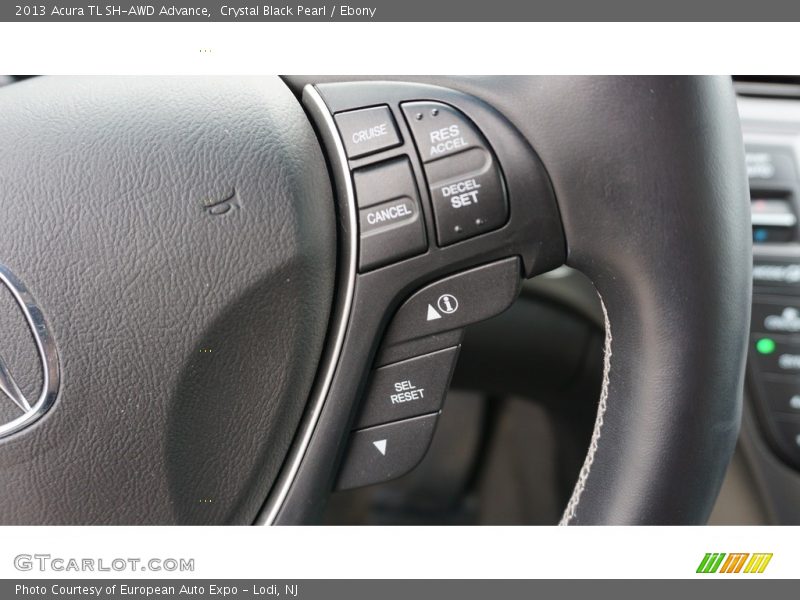 Crystal Black Pearl / Ebony 2013 Acura TL SH-AWD Advance