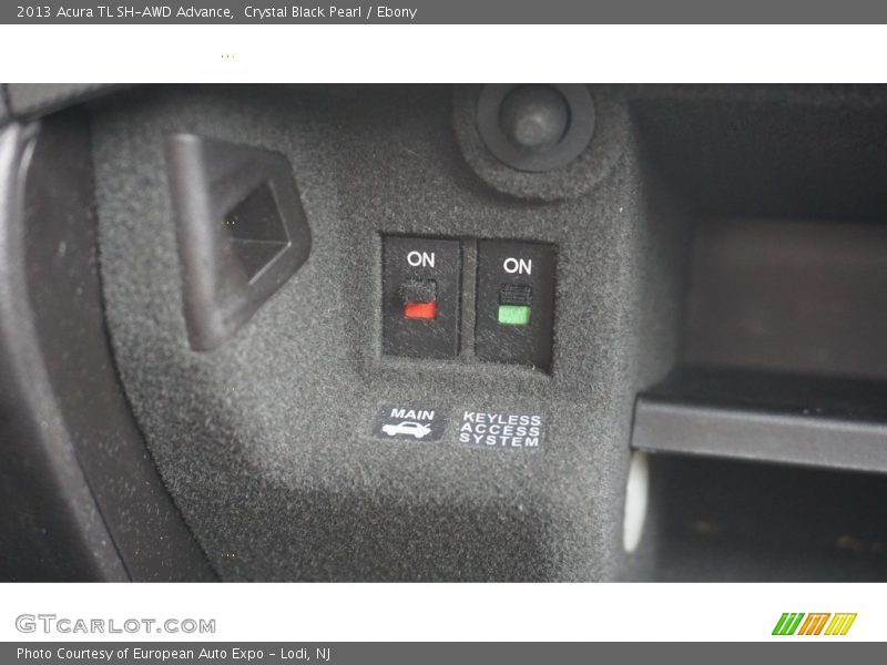 Crystal Black Pearl / Ebony 2013 Acura TL SH-AWD Advance