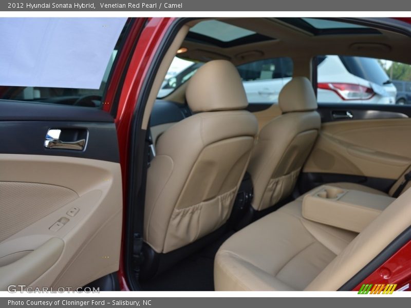 Venetian Red Pearl / Camel 2012 Hyundai Sonata Hybrid