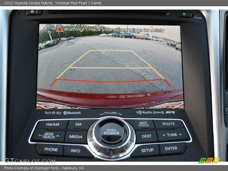 Venetian Red Pearl / Camel 2012 Hyundai Sonata Hybrid