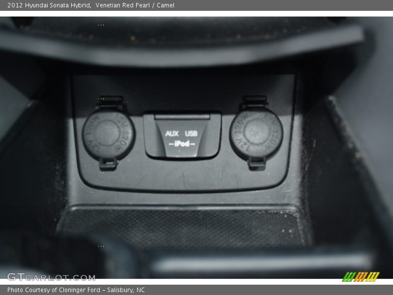 Venetian Red Pearl / Camel 2012 Hyundai Sonata Hybrid
