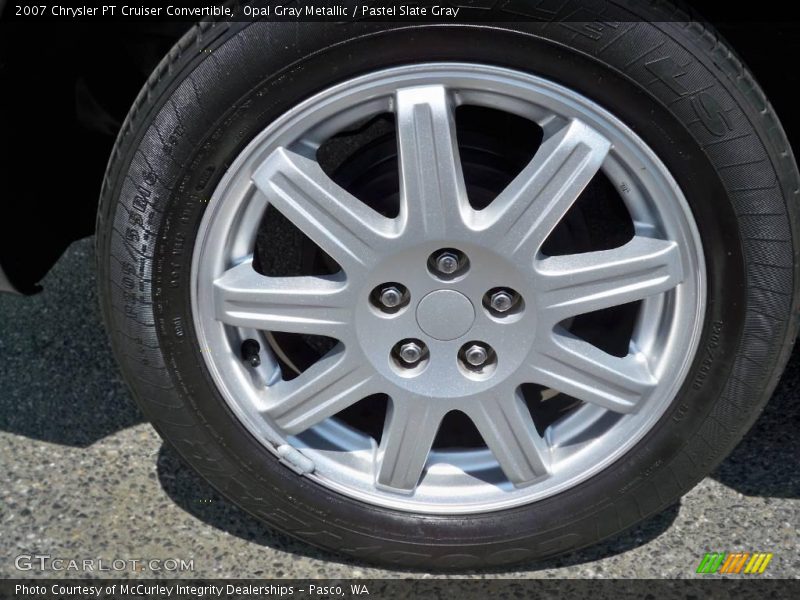 Opal Gray Metallic / Pastel Slate Gray 2007 Chrysler PT Cruiser Convertible