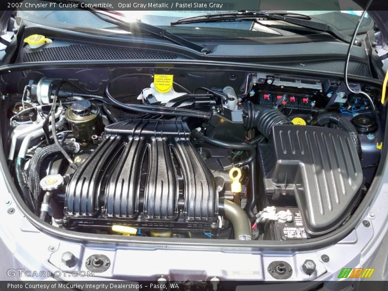 Opal Gray Metallic / Pastel Slate Gray 2007 Chrysler PT Cruiser Convertible