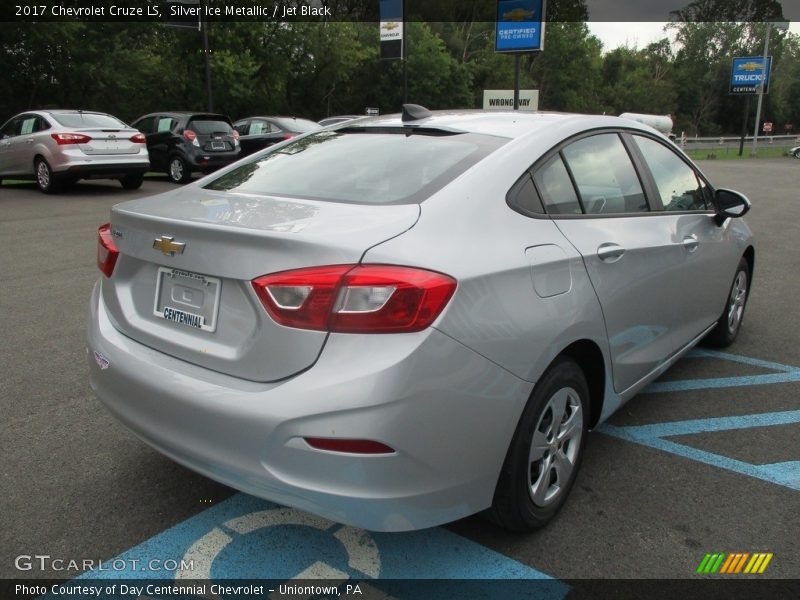 Silver Ice Metallic / Jet Black 2017 Chevrolet Cruze LS