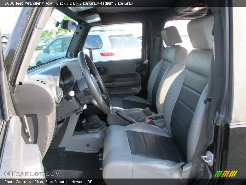 Black / Dark Slate Gray/Medium Slate Gray 2008 Jeep Wrangler X 4x4