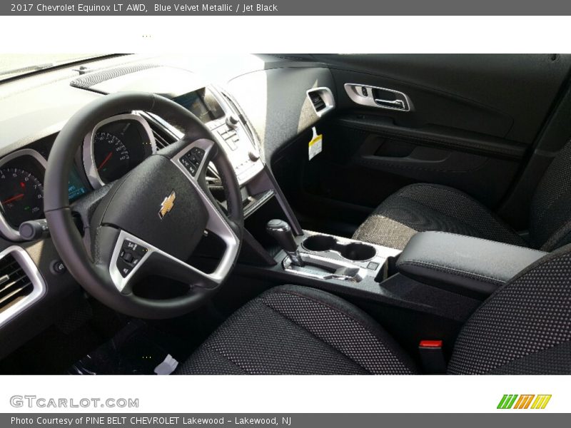 Blue Velvet Metallic / Jet Black 2017 Chevrolet Equinox LT AWD