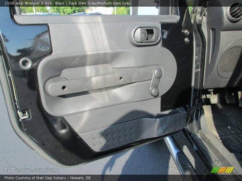 Black / Dark Slate Gray/Medium Slate Gray 2008 Jeep Wrangler X 4x4