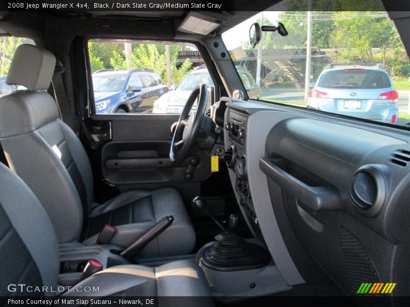 Black / Dark Slate Gray/Medium Slate Gray 2008 Jeep Wrangler X 4x4