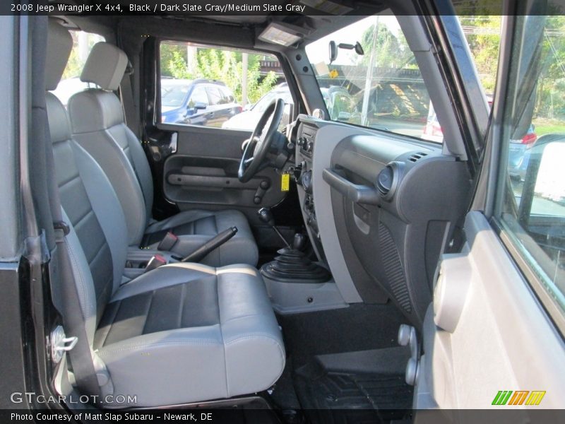 Black / Dark Slate Gray/Medium Slate Gray 2008 Jeep Wrangler X 4x4