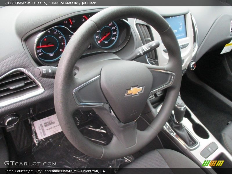 Silver Ice Metallic / Jet Black 2017 Chevrolet Cruze LS