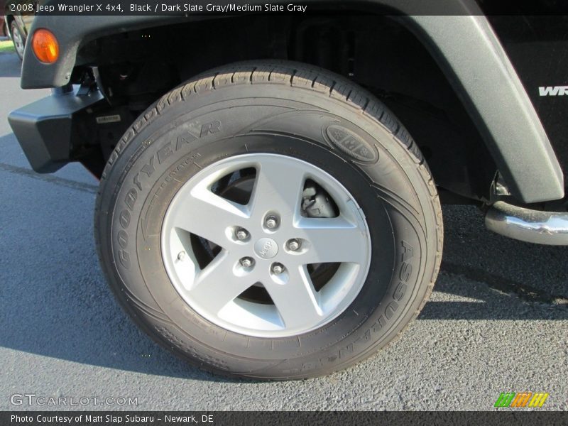 Black / Dark Slate Gray/Medium Slate Gray 2008 Jeep Wrangler X 4x4