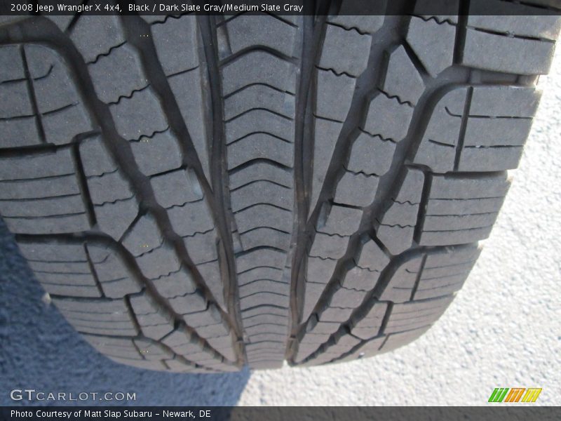 Black / Dark Slate Gray/Medium Slate Gray 2008 Jeep Wrangler X 4x4