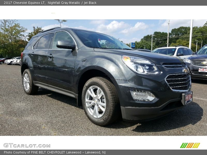 Nightfall Gray Metallic / Jet Black 2017 Chevrolet Equinox LT