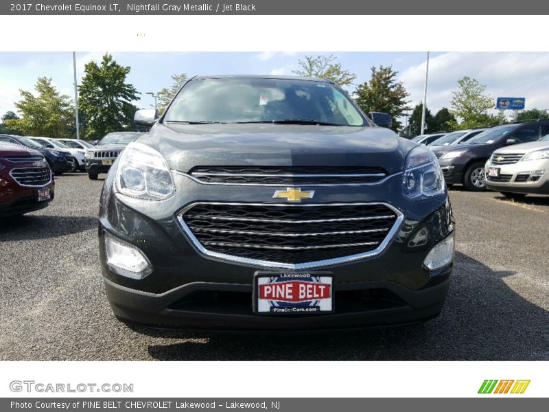 Nightfall Gray Metallic / Jet Black 2017 Chevrolet Equinox LT