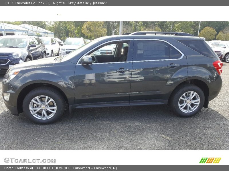 Nightfall Gray Metallic / Jet Black 2017 Chevrolet Equinox LT