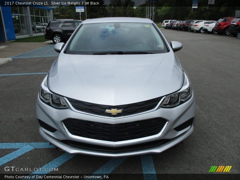 Silver Ice Metallic / Jet Black 2017 Chevrolet Cruze LS