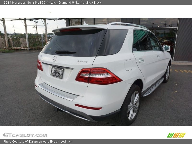 Diamond White Metallic / Black 2014 Mercedes-Benz ML 350 4Matic