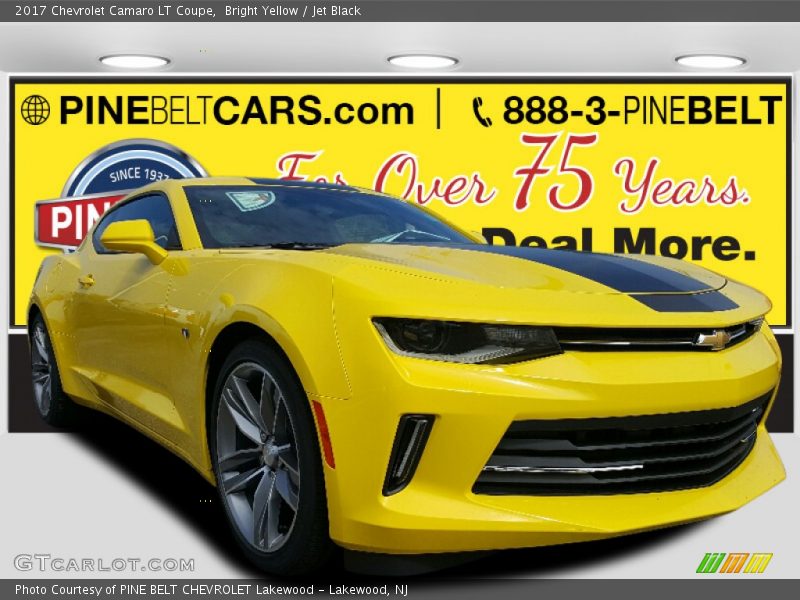 Bright Yellow / Jet Black 2017 Chevrolet Camaro LT Coupe