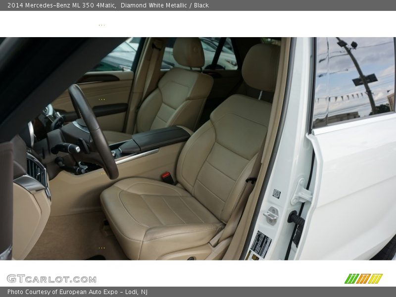Diamond White Metallic / Black 2014 Mercedes-Benz ML 350 4Matic