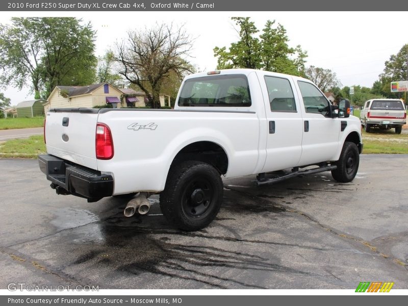 Oxford White / Camel 2010 Ford F250 Super Duty XL Crew Cab 4x4