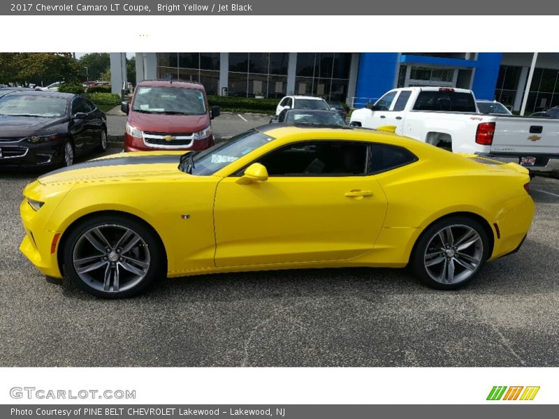 Bright Yellow / Jet Black 2017 Chevrolet Camaro LT Coupe