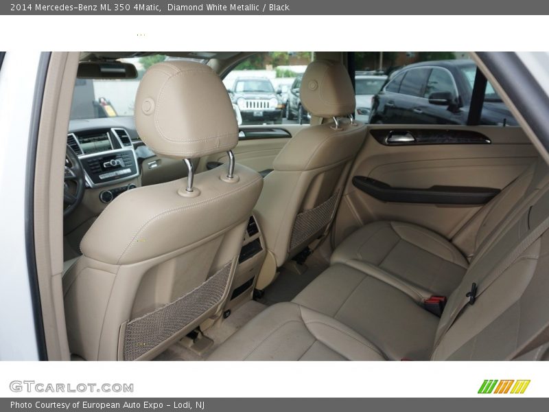 Diamond White Metallic / Black 2014 Mercedes-Benz ML 350 4Matic