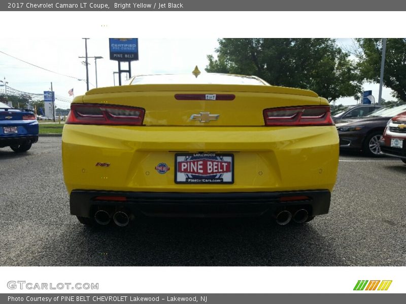 Bright Yellow / Jet Black 2017 Chevrolet Camaro LT Coupe