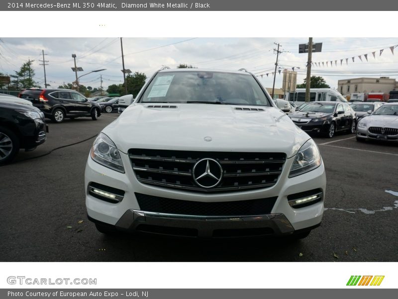 Diamond White Metallic / Black 2014 Mercedes-Benz ML 350 4Matic