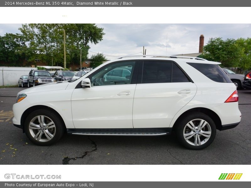 Diamond White Metallic / Black 2014 Mercedes-Benz ML 350 4Matic