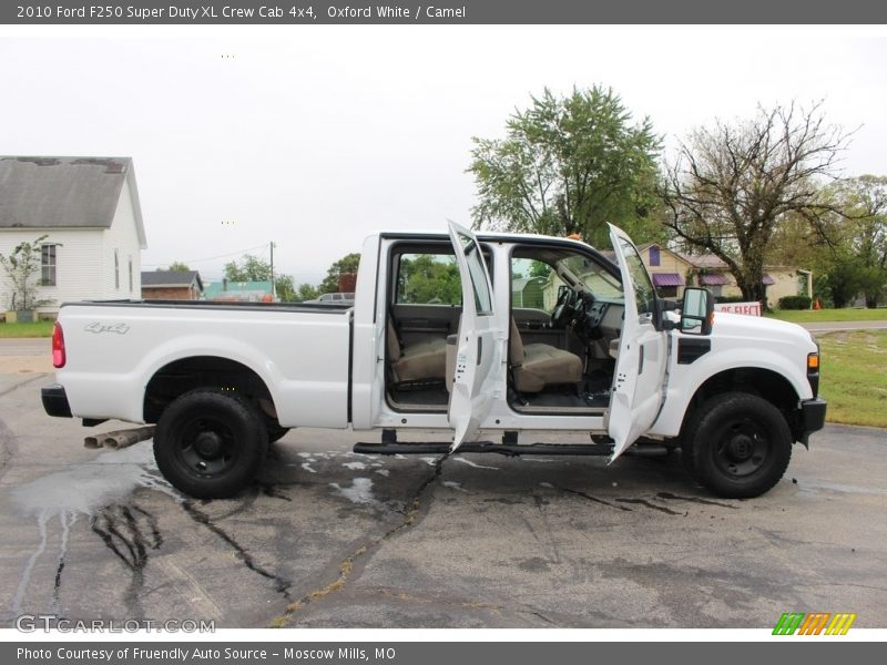 Oxford White / Camel 2010 Ford F250 Super Duty XL Crew Cab 4x4
