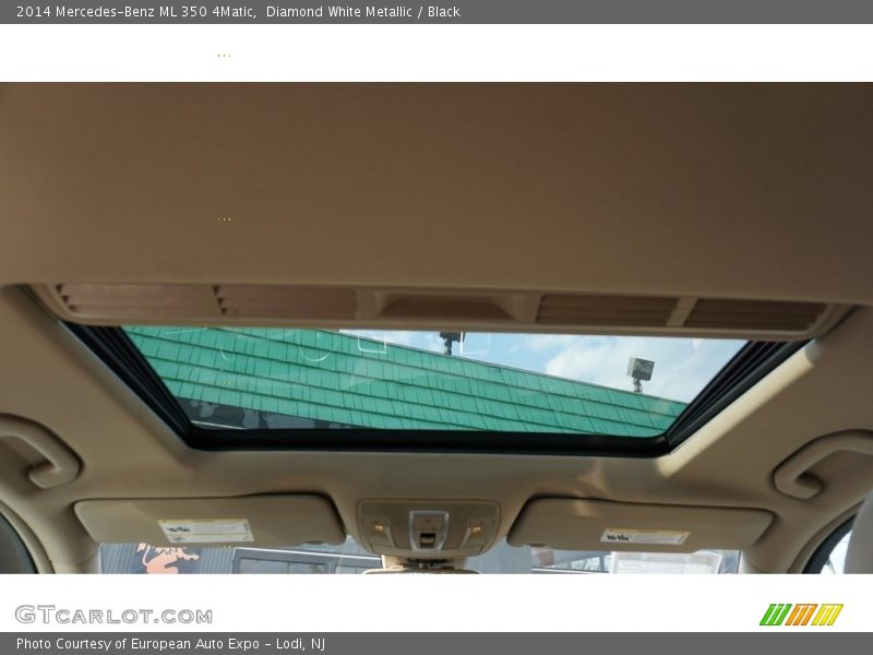 Diamond White Metallic / Black 2014 Mercedes-Benz ML 350 4Matic