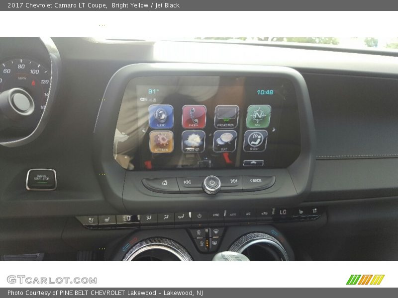 Bright Yellow / Jet Black 2017 Chevrolet Camaro LT Coupe