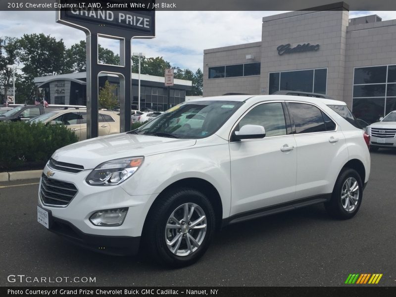 Summit White / Jet Black 2016 Chevrolet Equinox LT AWD