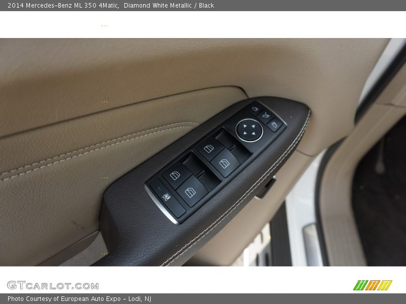 Diamond White Metallic / Black 2014 Mercedes-Benz ML 350 4Matic