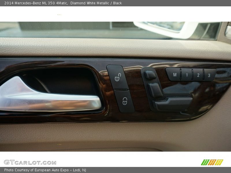 Diamond White Metallic / Black 2014 Mercedes-Benz ML 350 4Matic