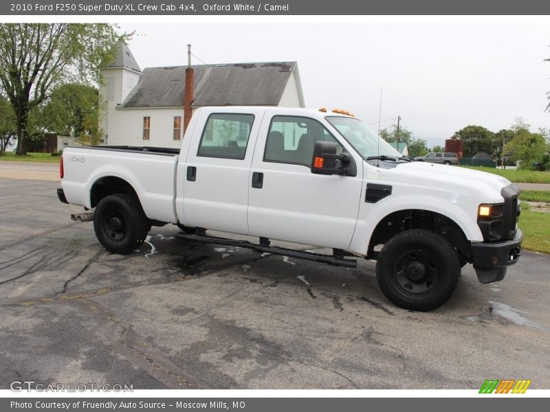 Oxford White / Camel 2010 Ford F250 Super Duty XL Crew Cab 4x4