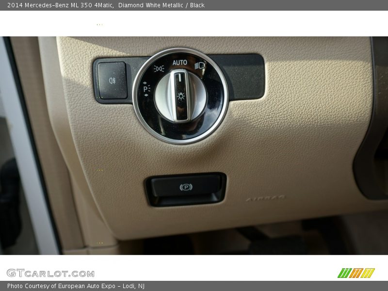 Diamond White Metallic / Black 2014 Mercedes-Benz ML 350 4Matic