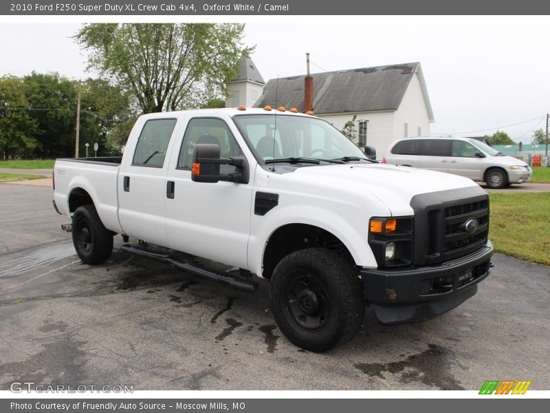 Oxford White / Camel 2010 Ford F250 Super Duty XL Crew Cab 4x4