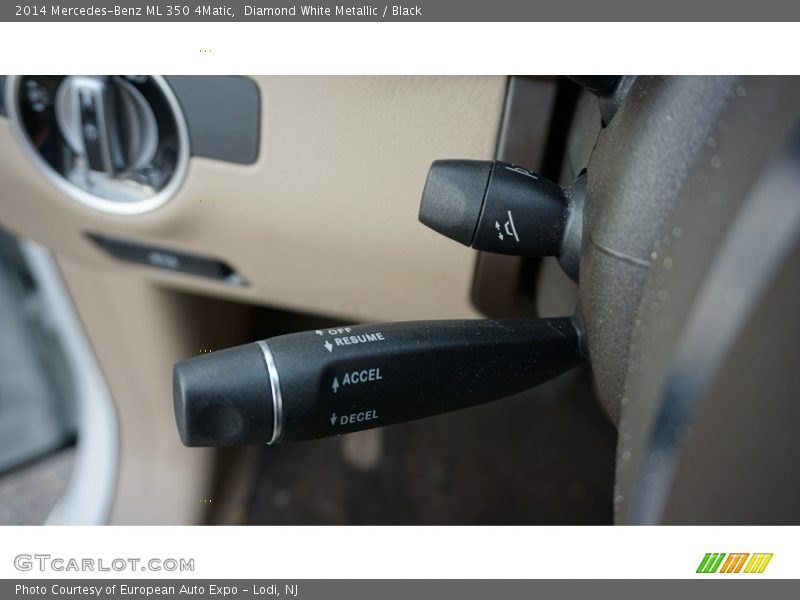 Diamond White Metallic / Black 2014 Mercedes-Benz ML 350 4Matic