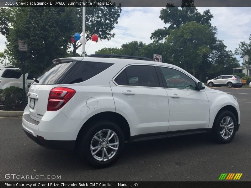 Summit White / Jet Black 2016 Chevrolet Equinox LT AWD